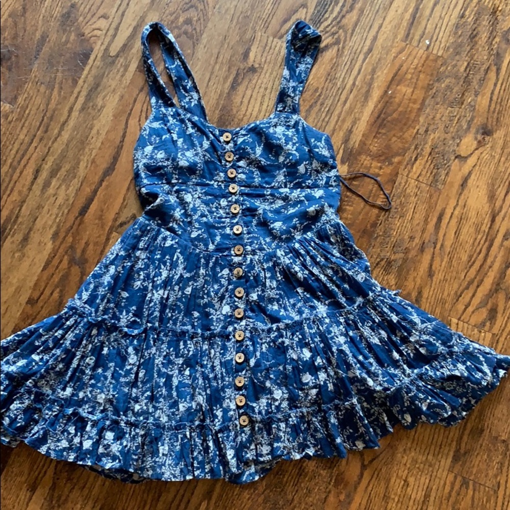 Free People Dance on the Button Top Dress - Picture 3 of 5